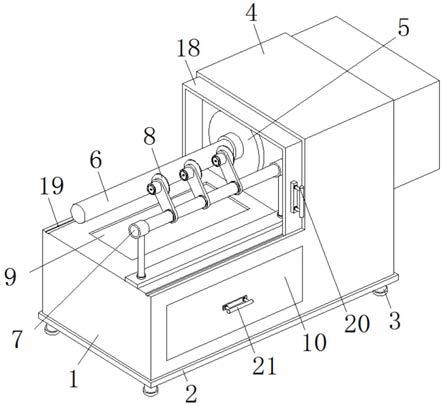 一種具有廢料回收功能的紙管加工用草莓视频APP黄下载的製作方法